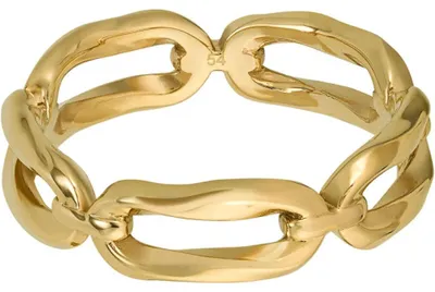 Productafbeelding van Goudkleurige stalen ring, modelnummer 1580253