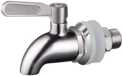 Produktbild von Zapfhahn Edelstahl 16mm Drehventil auslaufsicher Hydranten-Serie Silber