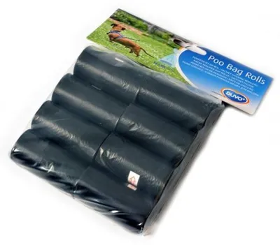 Obrázok produktu pre Duvo Sáčky na psie exkrementy čierne 8x20ks