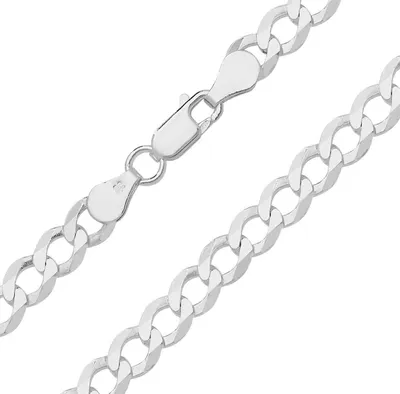 Produktbild von 925 Sterling Silber Herren/Damen - Panzer Kette - 71cm*5mm; TRS14035L28