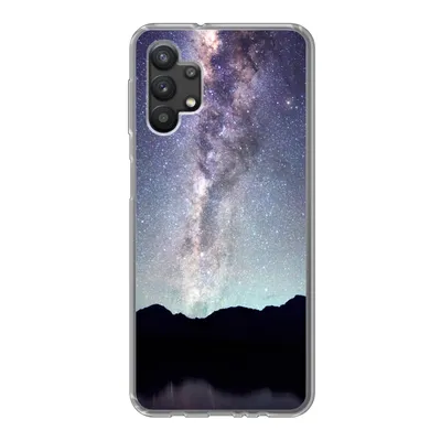 Produktbild von MuchoWow® Handyhülle Schutzhülle Hülle für Samsung Galaxy A32 5G Universum - Galaxie - Sternenhimmel - Jungen - Mädchen - Kinder Silikon Softcase Handy Hülle - Softcase