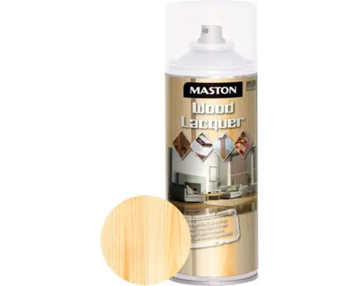 Produktbild von Sprühlack Maston Klarlack Holz satin glanz farblos 400 ml
