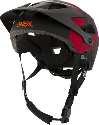Produktbild von Oneal Defender Nova Fahrradhelm, schwarz matt/rot, L-XL