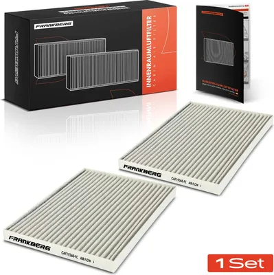 Immagine prodotto di Frankberg 2x filtro aria cabina a carboni attivi per Nissan Qashqai +2 I J10 X-Trail 2007-2014
