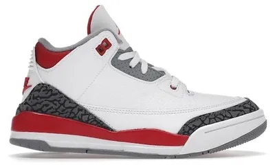 Zdjęcie produktu dla Jordan 3 Retro Fire Red (2022) (wersja dla dzieci) - rozmiar EU 31.5