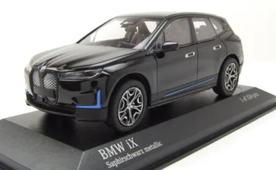 Produktbild von Minichamps 410024301 BMW IX 2023 schwarz metallic 1:43
