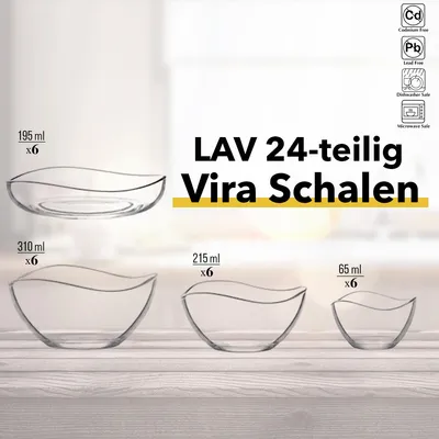 Produktbild von LAV 24-teiling Vira Schalen Set