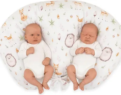 Obrázok produktu pre Dvojitý vankúš - Vankúš na dojčenie - Ergonomická podpora pre mamičky