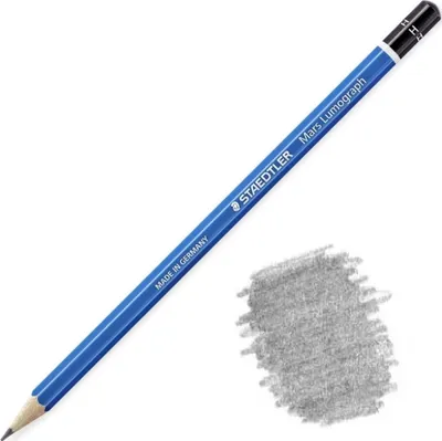 Produktbild von Skizzierungsstift, sechseckig, Staedtler Mars Lumograph H
