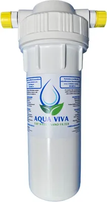 Immagine prodotto di AQUA VIVA nano filtro per acqua di rubinetto in set di installazione con tubi flessibili
