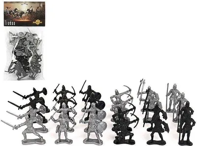 Produktbild von Ritter-Set 24 Stück (Spielzeug, Figuren)