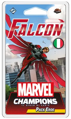 Productafbeelding van Asmodee Marvel Champions: Het kaartspel, Falcon, Heldenpakket, uitbreiding voor het bordspel