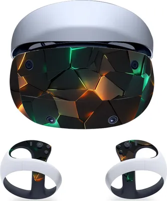 Produktbild von VR-Brillen-Aufkleber, einzigartiges, klares Muster, kratzfester Schutz, einfach zu installierender VR-Headset-Klassen-Aufkleber für PS VR2