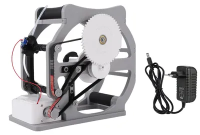 Obrázok produktu pre 3D navíjací stroj na cievky s automatickým zastavením a nastaviteľnou rýchlosťou pre 1 kg PLA PETG ABS TPU nylon biely EU zástrčka