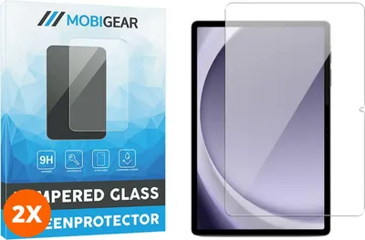 Produktbild von Mobigear Displayschutzfolie für Samsung Galaxy Tab A9 Plus (2023) – Panzerglasfolie, kompatibel mit Hüllen (2er-Pack)