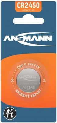 Zdjęcie produktu dla Bateria guzikowa litowa Ansmann CR2450, 3 V