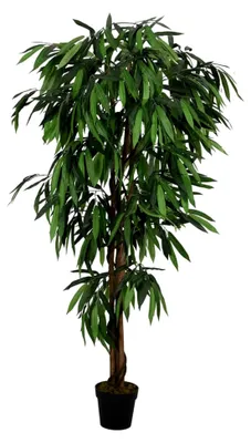 Produktbild von Künstlicher Mangobaum 900 Blätter 180 cm Grün