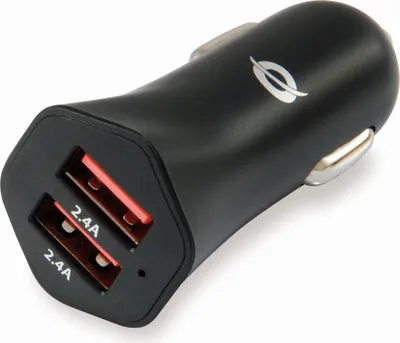 Produktbild von Conceptronic CARDEN04B 2-Port 24W USB-KFZ-Ladegerät