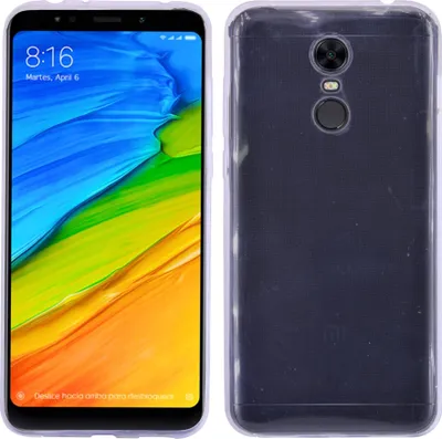Obrázek produktu pro Xiaomi Redmi 5 Plus Mobilní telefon Silikonový ochranný kryt Pouzdro průhledné