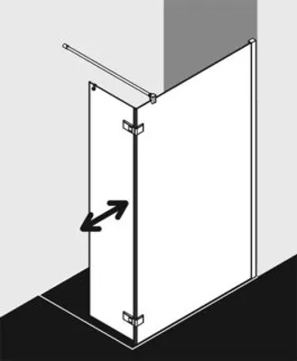 Produktbild von Kermi MET1R123203YK WALK-IN MENA T1R 1230x