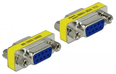 Produktbild von DeLOCK 65008, Sub-D9, Sub-D9, Blau, Silber