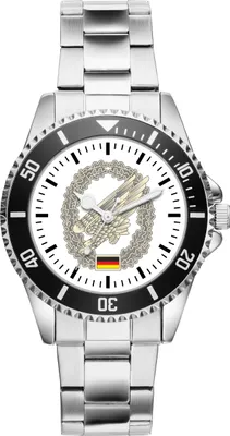 Produktbild von KIESENBERG Herrenuhr Armbanduhr Bundeswehr Fallschirmjäger Soldat Geschenk Fan Artikel Zubehör Fanartikel Analog Quartz Uhr 1150