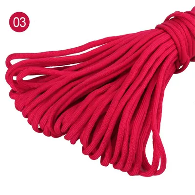 Produktbild von 10m Farbe-3 rot MicroCord Paracord Schnüre Nylonleine 2 mm