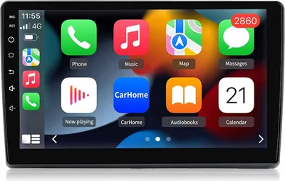 Immagine prodotto di Autoradio CarPlay da 9 pollici per Fiat Ducato, Citroën Jumper e Peugeot Boxer con Android 13, navigatore GPS, Wi-Fi, 4G, DAB+, SWC, FM, RDS, 4 GB + 64 GB