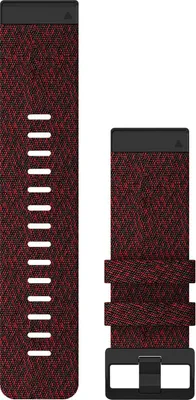 Image de Garmin bracelet de remplacement QuickFit 26mm nylon rouge/gris ardoise