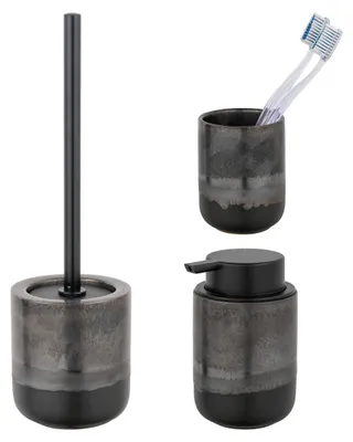 Produktbild von Schöner Wohnen Keramik WC-Garnitur Set Riolo Bad Bürste Stiel Toilette