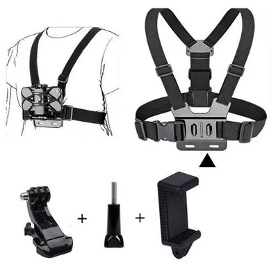 Image de Support de téléphone à poignée pour selfies, compatible avec les caméras d'action, les bracelets, etc.
