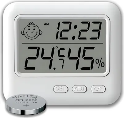 Produktbild von Teplomer Vlhkomer Digitálny LCD senzor Teplota Termo-vlhkomer Vlhkosť Izbový teplomer Detská izba Obývacia izba Kancelária Chladnička Retoo