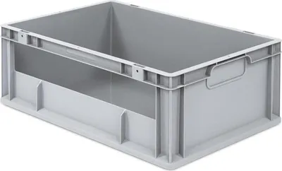 Produktbild von Eurobox NextGen Insight | HxBxT 22x40x60cm | 44 Liter | Seite offen | Eurobehälter, Transportbox, Transportbehälter, Stapelbehälter