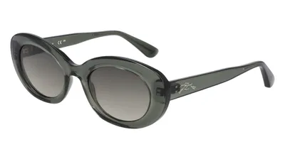 Immagine prodotto di LONGCHAMP LO756S 300, occhiali da sole trasparenti verdi, misura 50/21/140, da donna