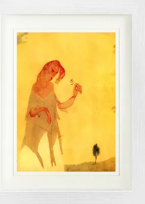 Produktbild von Paul Klee Gerahmtes Bild Mit Edlem Passepartout | Wand-Bilder | Im Bilderrahmen - Hesitation, 1906 (40 x 30 cm)