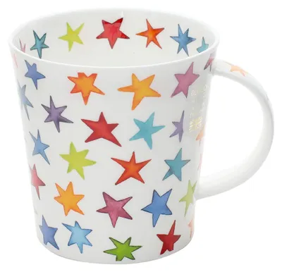 Becher Cairngorm, Starburst-Motiv, Fine Bone China, 0,48 l