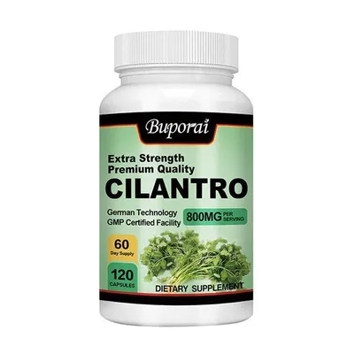 Obrázek produktu pro Koriandr (120 kapslí) Doplněk stravy, Čištění a detoxikace, Antioxidanty, Imunitní systém