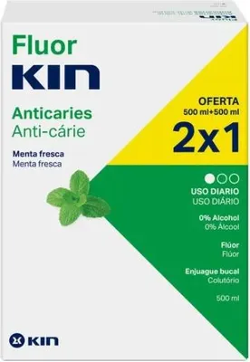 Produktbild von Kin Fluorkin Mundwasser 2x500ml