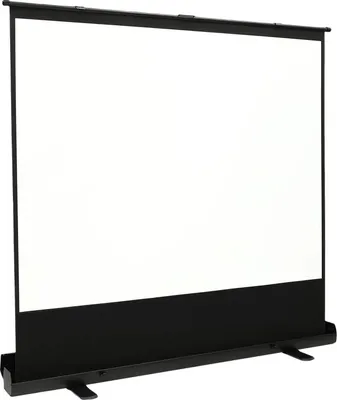 Immagine prodotto di Schermo per proiettore - Da pavimento - Formato immagine 4:3 - Diagonale 203 cm - Per home cinema, scuola, sala conferenze