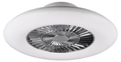 Produktbild von Trio R62402106 LED-Aufbauleuchte mit Ventilator Visby 1 x 40 W | 3000 lm | 3000–6500 K – dimmbar, mit Fernbedienung