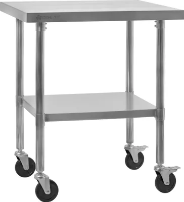 Produktbild von Mahlzeit Edelstahltisch, 70 x 60 x 85 cm, Arbeitstisch, Küchentisch, Edelstahl Zubereitungstisch