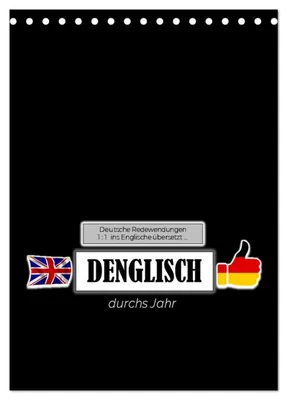 Produktbild von DENGLISCH durchs Jahr (Tischkalender 2027 DIN A5 hoch), CALVENDO Monatskalender