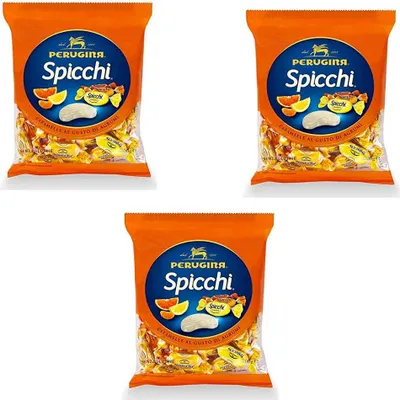 Produktbild von 6x Perugina Spicchi Caramelle al gusto di agrumi senza glutine Bonbons mit Zitrusgeschmack glutenfrei 200g
