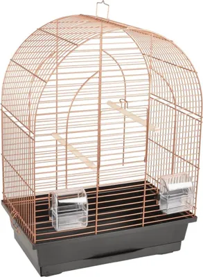 Produktbild von FLAMINGO Vogelkäfig Klara 1 39x25x53 cm Kupfer