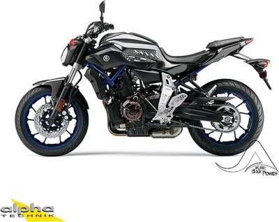 Produktbild von Stompgrip schwarz, Yamaha MT-07 2015-2017 MT07 RM04