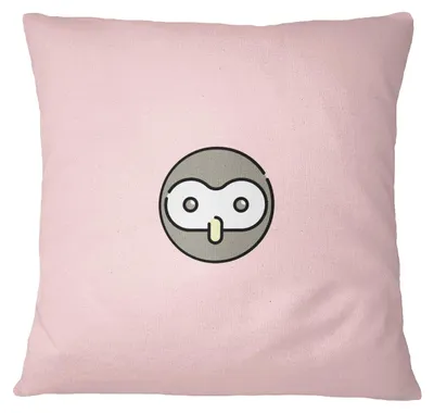 Kissenbezug 45x45 cm, Polyester, Hellrosa, mit Reißverschluss