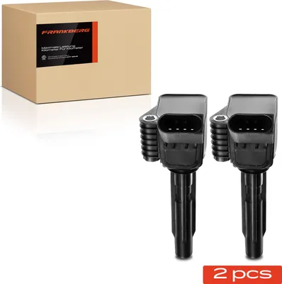 Imagen del producto de Frankberg, 2 módulos de encendido y bobinas de encendido para VW Jetta IV, modelos 162 y 163, y para Audi A3 Sportback, modelos 8VA y 8VF, con motores de 1.4L y 1.2L, fabricados entre 2013 y 2018