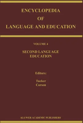 Produktbild von Encyclopedia of Language and Education