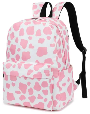 Productafbeelding van Schooltas voor meisjes - Stijlvolle rugzak met koeienprint