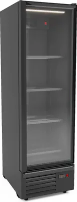 Obrázek produktu pro Komerční chladnička s objemem 550 litrů - chlazení s ventilátorem, 1 skleněné dveře, samozavírací